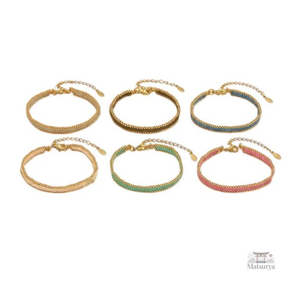 Bracelet Miyuki Tissé Multicouches - vue 4