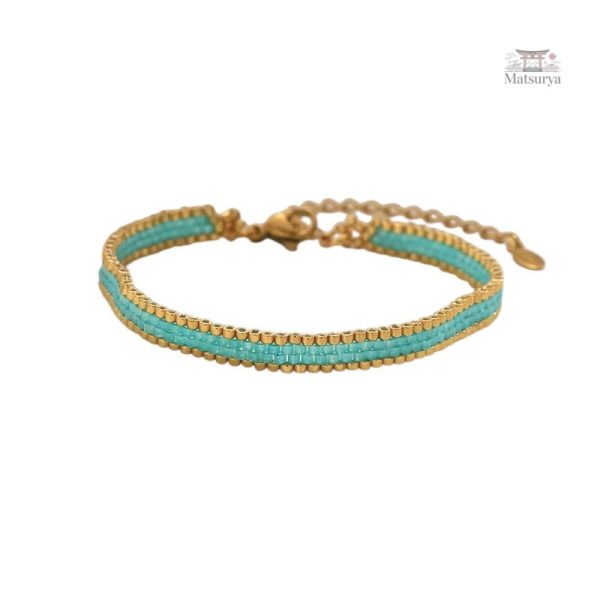 Bracelet coloré Miyuki à porter en superposition