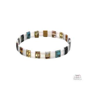 Bracelet Miyuki en verre de cristal