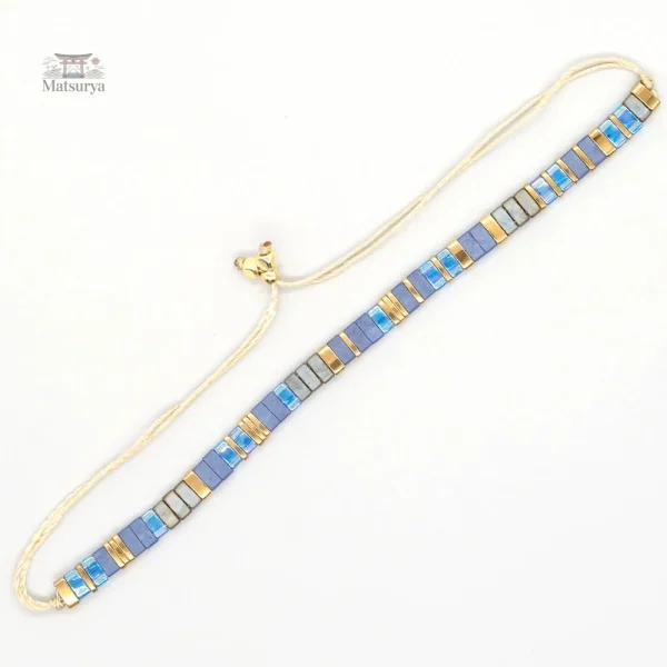 Bracelet Miyuki avec motifs vintage uniques