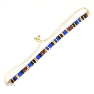 Bracelet Miyuki aux couleurs rétro