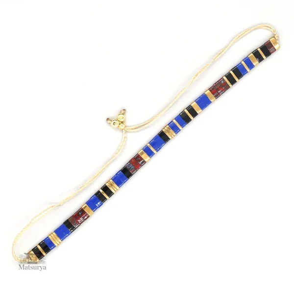 Bracelet Miyuki aux couleurs rétro