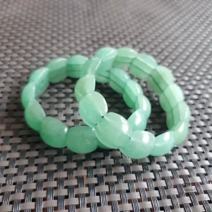 Bracelet perlé jade Japonais traditionnel