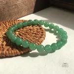 Bracelet jade perlé design Japonais