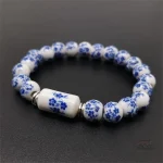 Bracelet Perlé Japonais en porcelaine