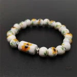 Bracelet en porcelaine, style japonais raffiné