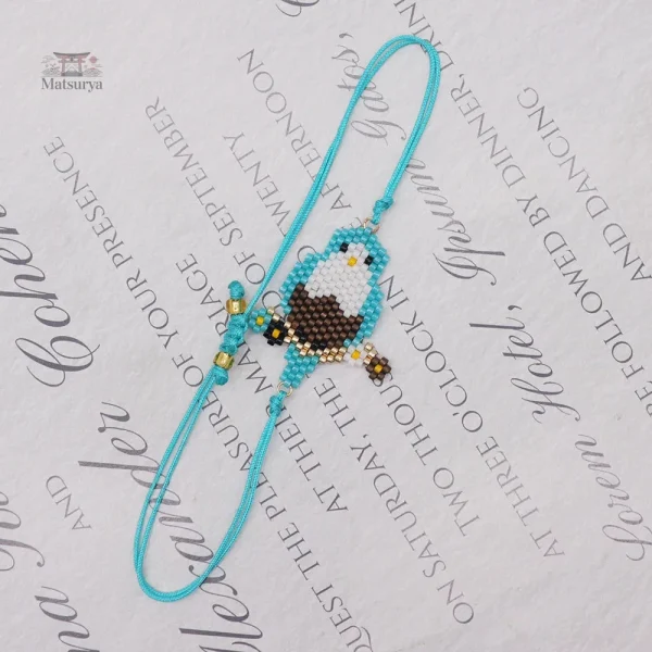 bracelet-perle-japonais-oiseau-porte-bonheur-1 Bracelet Japonais Oiseau Porte-Bonheur en perles colorées