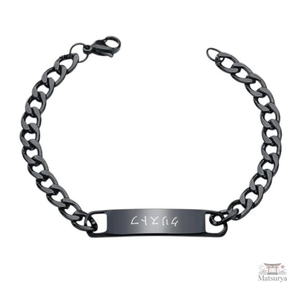 Bracelet japonais en acier, style contemporain