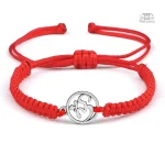 Porte-bonheur en bracelet, design cordé japonais
