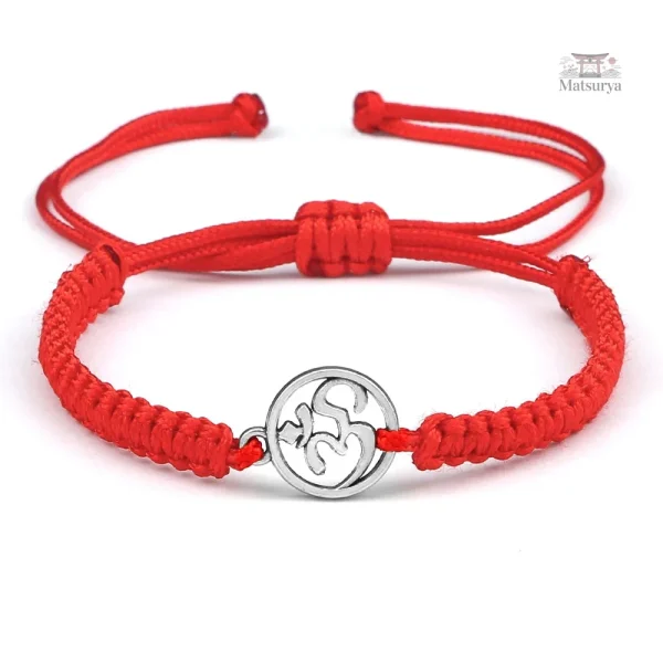 Porte-bonheur en bracelet, design cordé japonais