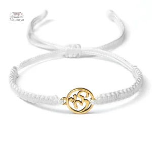 Bracelet en corde tressée, style japonais traditionnel