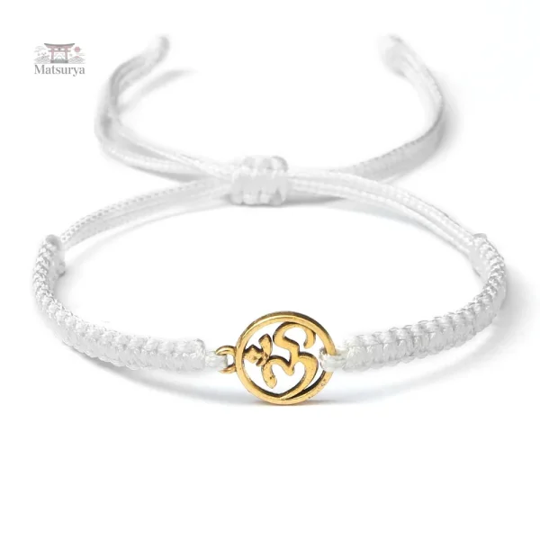 Bracelet en corde tressée, style japonais traditionnel