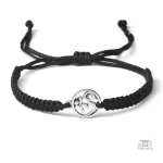 Corde tressée, bracelet porte-bonheur en design japonais