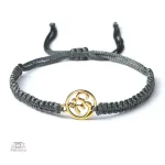 Bracelet chanceux en corde tressée, style nippon