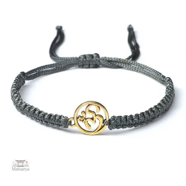 Bracelet chanceux en corde tressée, style nippon