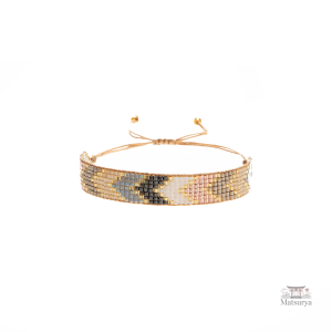 Bracelet tissé en perles Miyuki