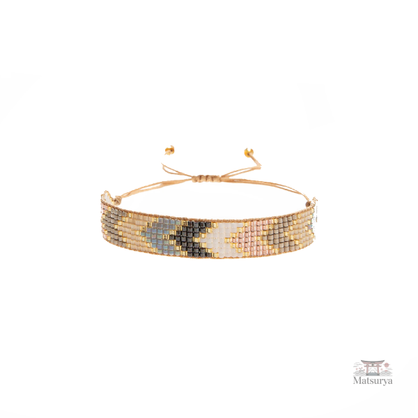 Bracelet tissé en perles Miyuki