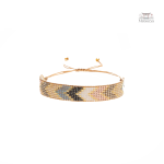 Bracelet perles Miyuki avec motifs uniques