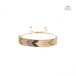 Bracelet perles Miyuki avec motifs uniques