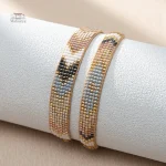 Bracelet tissé perles Miyuki tendance