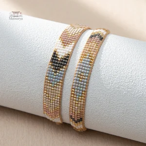 Bracelet tissé perles Miyuki tendance