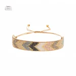 Bracelet Miyuki artisanal aux couleurs vives