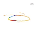 Bracelet Boho en perles Miyuki avec un motif multicolore