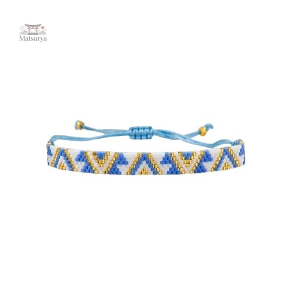 Bracelet Miyuki aux motifs colorés