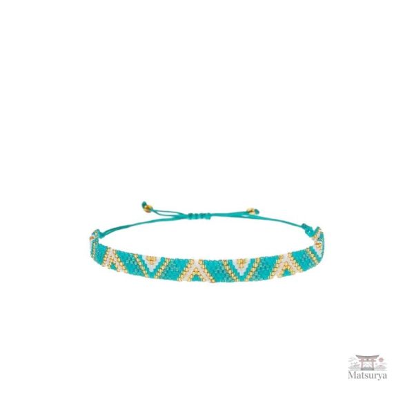 Bracelet Miyuki avec perles en verre
