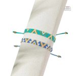 Bracelet Miyuki à motifs géométriques