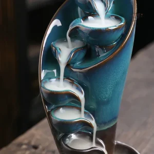 Fontaine à Encens en design cascade pour méditation