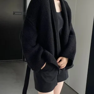 Veste Kimono Tricotée Femme