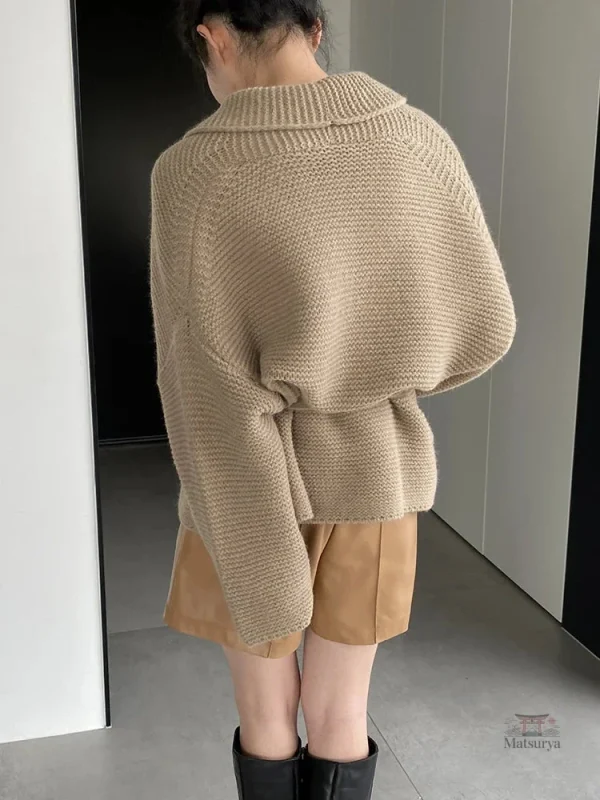 Cardigan Kimono Femme en Tricot