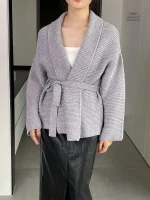 Cardigan Femme Élégant en Tricot