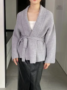 Cardigan Femme Élégant en Tricot