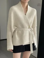 Veste Kimono Chic en Maille pour Femme