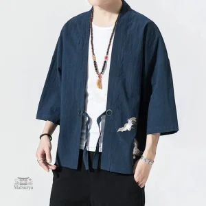 Kimono homme moderne à manches larges