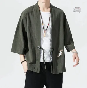 Cardigan homme style kimono pour une tenue décontractée