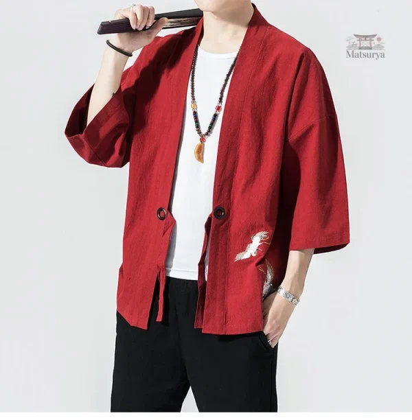 Kimono homme tendance à porter sur un t-shirt