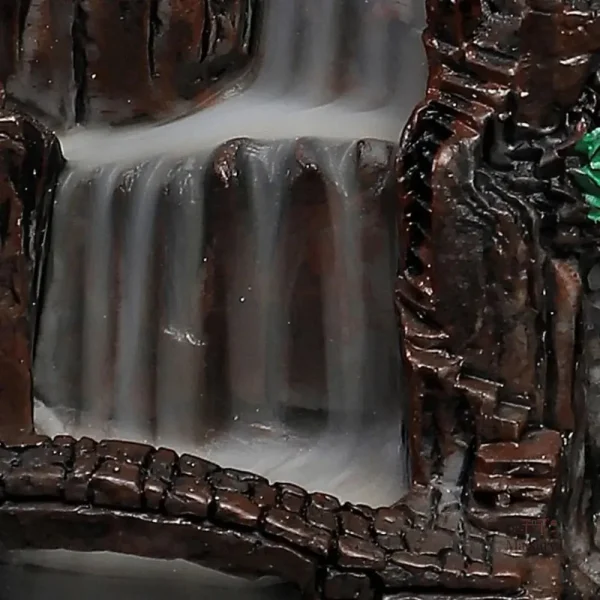 Cascade à encens en résine pour rituels spirituels