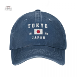 Casquette colorée aux accents japonais