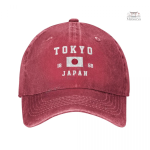 Casquette design avec motifs japonais