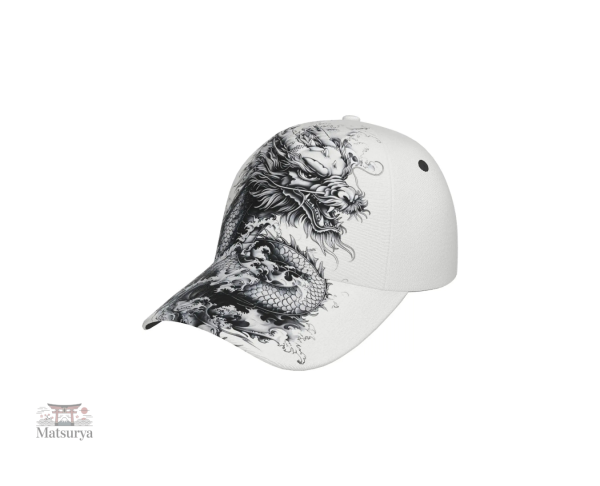 casquette-japonaise-a-motif-dragon-1 Casquette japonaise motif dragon, style traditionnel et unique
