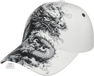 Casquette dragon, accessoire japonais au design élégant