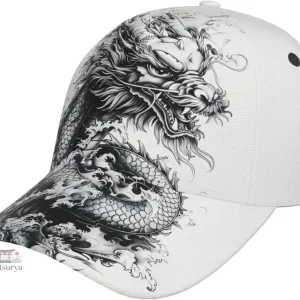 Casquette dragon, accessoire japonais au design élégant