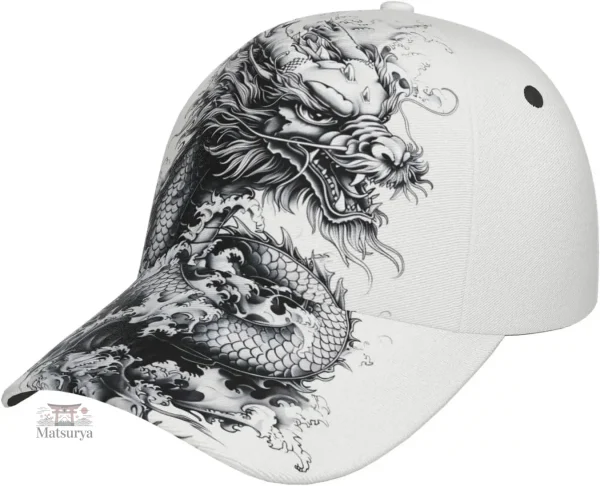 Casquette dragon, accessoire japonais au design élégant