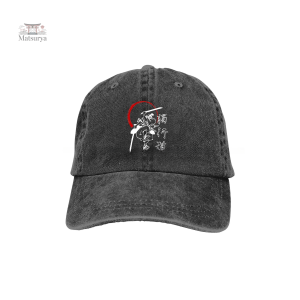 Casquette japonaise motif samouraï
