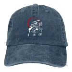 Casquette japonaise ornée de samouraïs