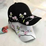 Casquette élégante avec design floral