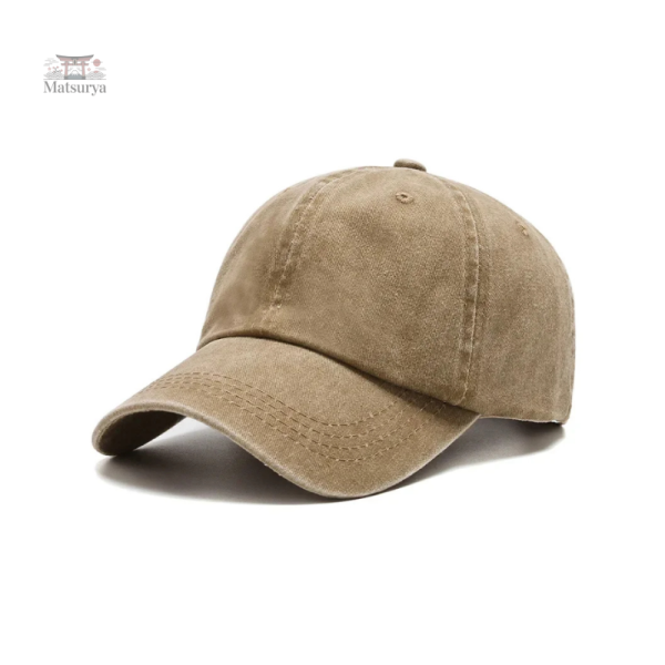 casquette-japonaise-delavee-1 Casquette Japonaise Délavée en tissu léger